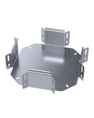 Ответвитель Х-образный Стандарт INOX (AISI 316) 150х100 Промрукав (PR16.3207) в Таганроге Аксессуары для лотков Pintop.ru