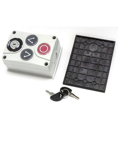 Панель управления 3х кнопочная с ключом Faac 402500 в Таганроге Устройства радиоуправления для шлагбаумов и автоматики Pintop.ru