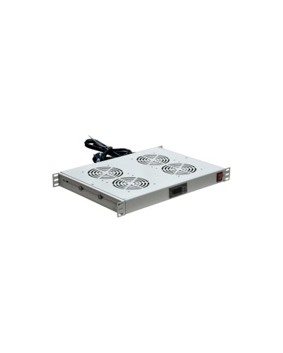 Модуль вентиляторный с термостатом 19 1U с 4-мя вентиляторами REXANT 04-2605 в Таганроге Вентиляторные модули Pintop.ru