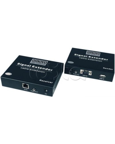 Комплект (передатчик+приемник) для передачи VGA OSNOVO TLN-VKM/1+RLN-VKM/1(ver.2) в Таганроге Видеоусилители, Модуляторы, Делители Pintop.ru