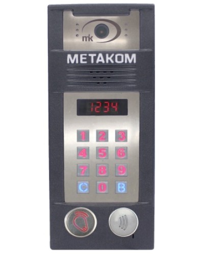 Многоабонентый антивандальный блок вызова со встроенной гибридной видеокамерой Метаком MК2018-RFMFСVH в Таганроге Блоки вызова многоабонентные Pintop.ru