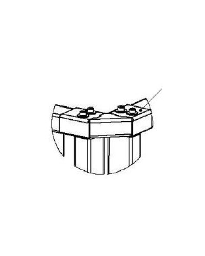 Накладка верхняя PERCo-RF01 0-04 в Таганроге Дополнительное оборудование для СКУД Pintop.ru