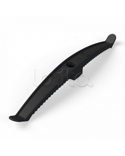 Держатель кабеля двусторонний для прямого монтажа черный (20шт/120шт уп/кор) Промрукав (PR13.0383) в Таганроге Монтажные материалы Pintop.ru