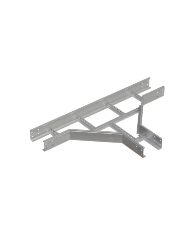 Т-отвод лестничный 100х400х1,5 мм HD N КМ-профиль (LTD100-400-1.5 HD N) в Таганроге Аксессуары для лотков Pintop.ru