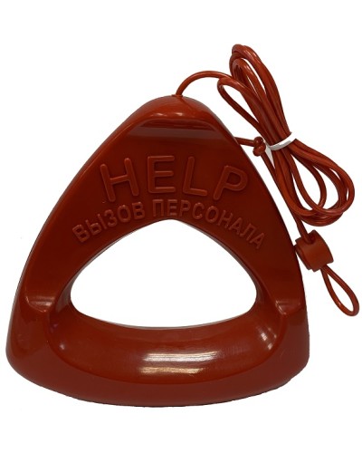 Дополнительная ручка красного цвета со шнуром красного цвета Hostcall MP-060W1 в Таганроге Система оповещения и трансляции Hostcall Pintop.ru