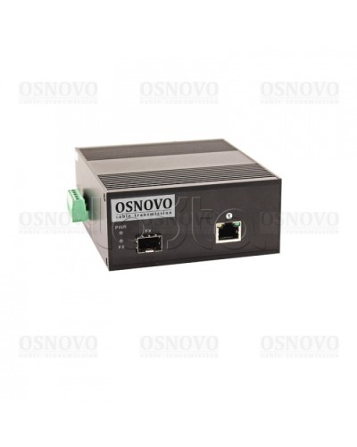 Медиаконвертер Gigabit Ethernet с поддержкой PoE OSNOVO OMC-1000-11X/I в Таганроге Медиаконвертеры Pintop.ru