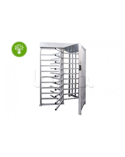 Турникет полноростовой с подогревом 3V RUBEZH STRAZH Model X УХЛ 2.1 WEB MF (T-1000) в Таганроге Турникеты Pintop.ru