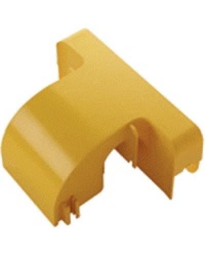 Спуск кабельный под лоток 120 мм с крышкой, желтый LANMASTER LAN-OT120-OB в Таганроге Аксессуары для кабель-канала Pintop.ru