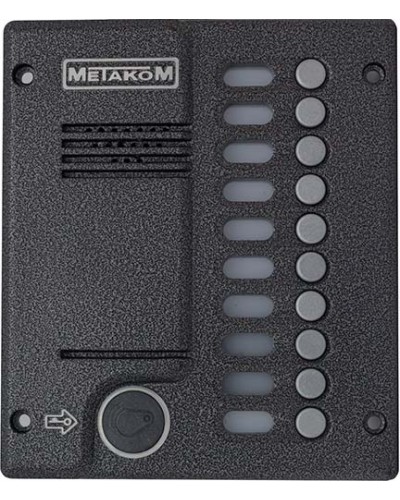 Блок вызова домофона Метаком MК10.2-MFEN в Таганроге Вызывные аудиопанели малоабонентные Pintop.ru