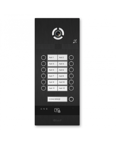 Вызывная панель BAS-IP BI-12FBI BLACK в Таганроге Вызывные видеопанели малоабонентные Pintop.ru