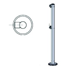 Стойка ограждения односторонняя Oxgard Стойка ограждения односторонняя (ВЗР 1996.01)