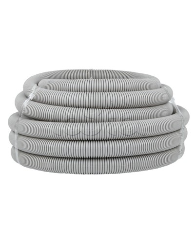 Труба гофр. ПВХ с протяжкой d40 мм (15 м) серая EKF-Plast (tg-z-40) в Таганроге Труба гофрированная Pintop.ru