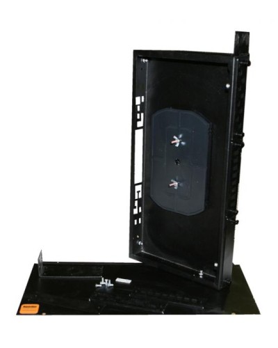 Бокс оптический Hyperline FO-19R-1U-3xSLT-W140H42-24UN-BK в Таганроге Кросс оптический Pintop.ru