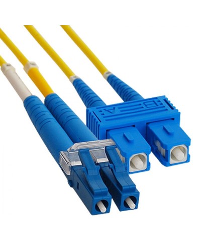 Патч-корд оптический переходной (SM), 9/125 (OS2), LC/UPC-SC/UPC, (Duplex), LSZH, 2м REXANT 50-2410 в Таганроге Патч-корды оптические Pintop.ru