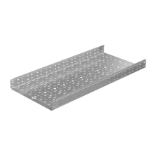 Лоток перфорированный 80х500х1,0 L2500 мм "Быстрый монтаж ПЛЮС" INOX304 КМ-Профиль (LPplus80-500-1.0-2500 INOX304)