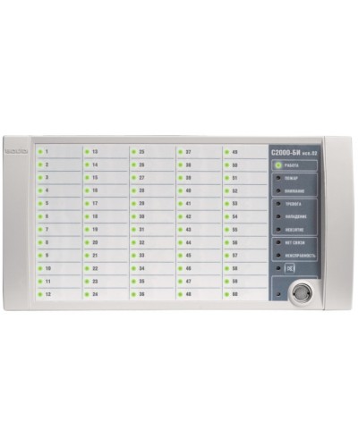 Блок индикации Болид С2000-БИ исп.02 в Таганроге Охранно-пожарное оборудование Pintop.ru