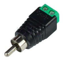 Разъем штекер RCA с клеммной колодкой (блистер) (50шт/уп) REXANT 14-0413