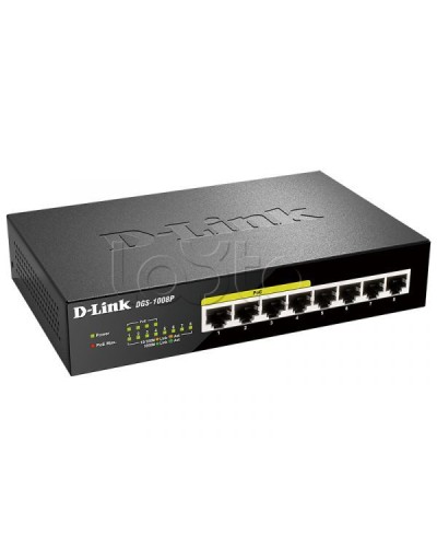 Неуправляемый коммутатор D-Link DL-DGS-1008P/F1A в Таганроге Коммутаторы Pintop.ru