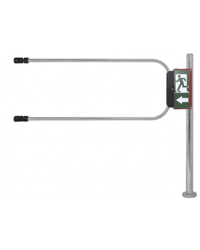 Smartec ST-GR012EC-CR - Калитка аварийного выхода с электромагнитом, хромированная, в комплекте стойка 1000 х D50 мм и створка 1200 х D25 мм. в Таганроге Калитки Pintop.ru