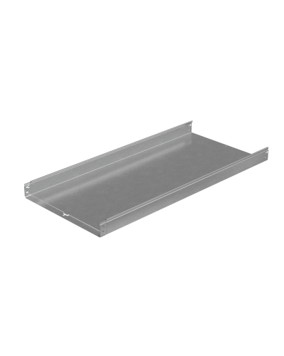 Лоток неперфорированный 80х600х1,0 L2500 мм Быстрый монтаж ПЛЮС INOX304 КМ-Профиль (LNplus80-600-1.0-2500 INOX304) в Таганроге Кабельные лотки Pintop.ru