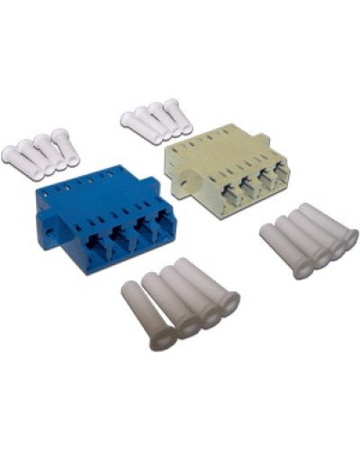 Адаптер оптический LC, MM, корпус SC дуплекс, квадро LANMASTER LAN-4LC/S-AM-MM в Таганроге Коннекторы Pintop.ru