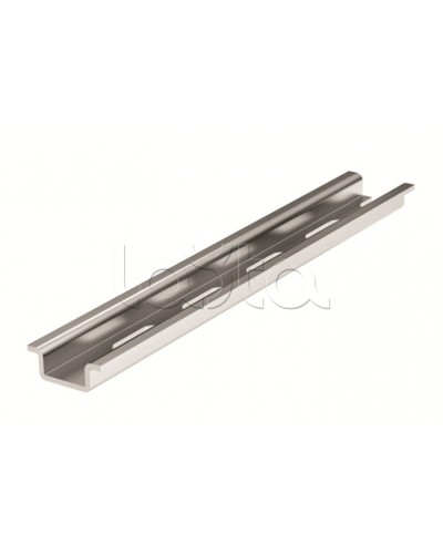 DIN-рейка OMEGA 2F 15.5х5.5 с перфорацией DKC 02130 в Таганроге Крепежные изделия Pintop.ru