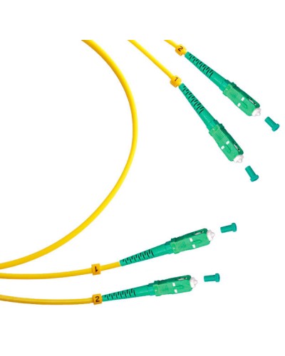 Шнур оптический duplex SC/APC-SC/APC 9/125 sm 1,5м LSZH Cabeus FOP(d)-9-SC/APC-SC/APC-1,5m в Таганроге Патч-корды оптические Pintop.ru