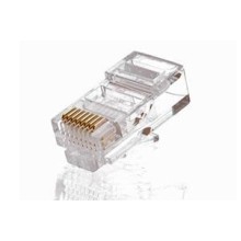Разъем RJ-45 под витую пару категория 5е (1000 шт/уп) NETLAN EC-UP8P8C-5E-003-TR-1000