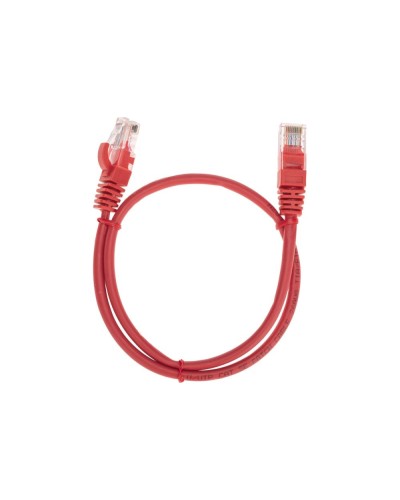 Патч-корд U/UTP, CAT 5e, RJ45-RJ45, 26AWG, LSZH, красный, 0,5м REXANT 02-0103-05 в Таганроге Патчкорды (медные) Pintop.ru