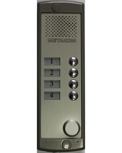 Блок вызова домофона Метаком MK4-K-RF в Таганроге Блоки вызова многоабонентные Pintop.ru