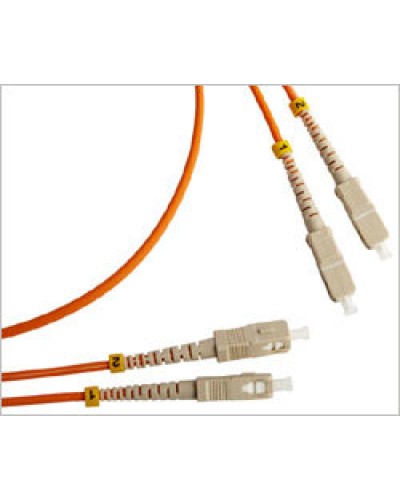 Патч-корд оптический LSZH, дуплексный, SC/PC-SC/PC, MM 50/125, 1м LANMASTER LAN-2SC-2SC/OM2-1.0 в Таганроге Патч-корды и пигтейлы Pintop.ru