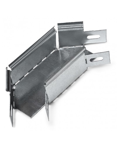 Угол плоский 45° 250x100 (0,7) ПожТехКабель (549-010) в Таганроге Аксессуары для лотков Pintop.ru