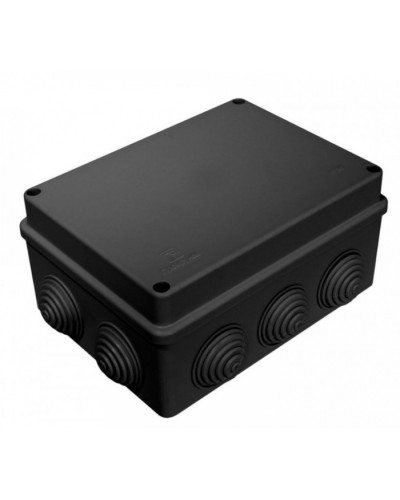 Коробка распределительная для о/п безгалогенная (HF) черная 150х110х70 (28шт/кор) Промрукав (40-0310-9005) в Таганроге Распределительные коробки Pintop.ru