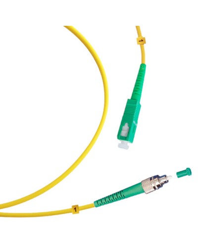 Шнур оптический simplex FC/APC-SC/APC 9/125 sm 1,5м LSZH Cabeus FOP(s)-9-FC/APC-SC/APC-1,5m в Таганроге Патч-корды оптические Pintop.ru