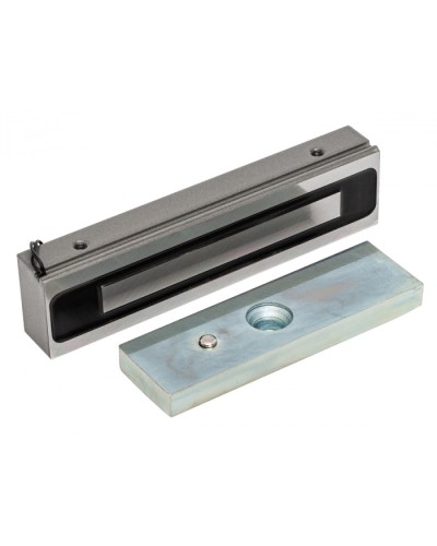 Электромагнитный замок AccordTec ML-200K-3 Premium Grey с планкой в Таганроге Электромагнитные замки Pintop.ru