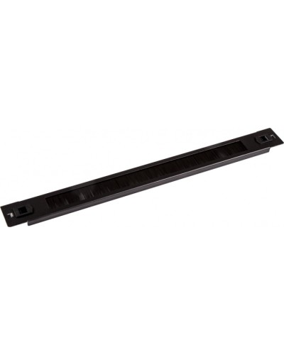 Панель 19 с щеточным вводом 1U, быстросъемная, черная LANMASTER LAN-DC-TLBRP-1U в Таганроге Аксессуары для стоек и шкафов Pintop.ru