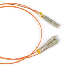 Патч-корд оптический LSZH, дуплексный, LC/PC-SC/PC, MM 50/125, 2м LANMASTER LAN-2LC-2SC/OM2-2.0