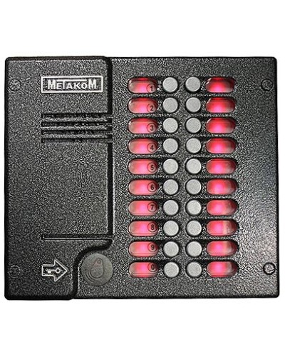 Блок вызова домофона Метаком MK20.2-RFEV в Таганроге Вызывные видеопанели малоабонентные Pintop.ru