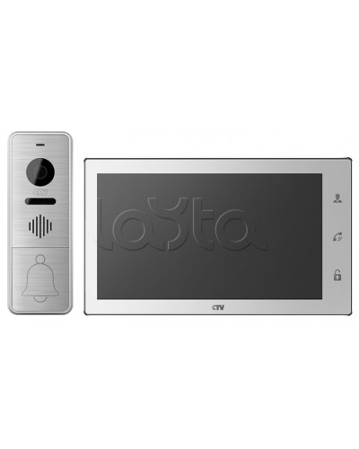Комплектвидеодомофона CTV-DP4706AHD (белый) в Таганроге Комплекты домофонов Pintop.ru