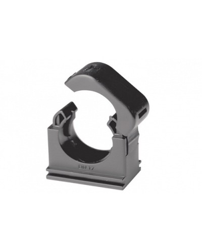 Держатель с крышкой DN 10 мм, полиамид, цвет чёрный DKC PASW10N в Таганроге Держатели, клипсы, скобы Pintop.ru