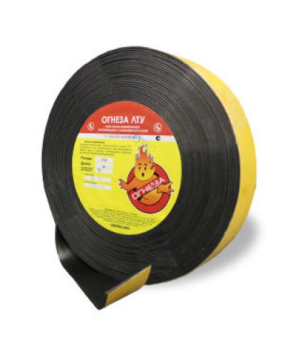 Лента термоуплотнительная Огнеза ОГНЕЗА-ЛТУ 2*50 мм., рулон 25 пог.м. в Таганроге Дополнительное оборудование пожаротушения Pintop.ru
