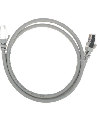 Патч-корд S/FTP, CAT 6A (10G), RJ45-RJ45, 28AWG, LSZH, серый, 1м REXANT 02-0390-1 в Таганроге Патчкорды (медные) Pintop.ru