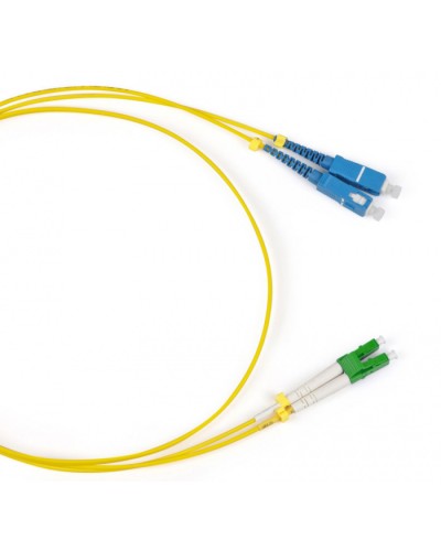 Шнур оптический duplex LC/APC-SC/UPC 9/125 sm 1м LSZH Cabeus FOP(d)-9-LC/APC-SC/UPC-1m в Таганроге Патч-корды оптические Pintop.ru