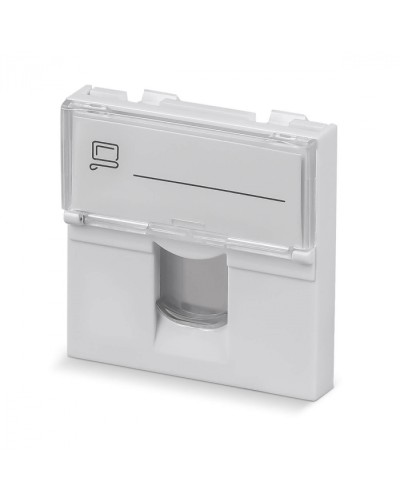 Вставка 45x45 (Mosaic) для 1 модуля формата Keystone Jack (арт.078604) Cabeus (FP-L-45-1M) в Таганроге Модули Keystone Pintop.ru