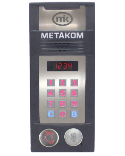 Многоабонентый антивандальный блок вызова Метаком MК2018-RFMFС в Таганроге Блоки вызова многоабонентные Pintop.ru