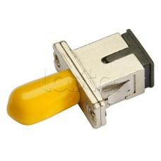 Соединитель проходной ST-SC, SM(для одномодового кабеля), simplex Cabeus ST-SC-SM