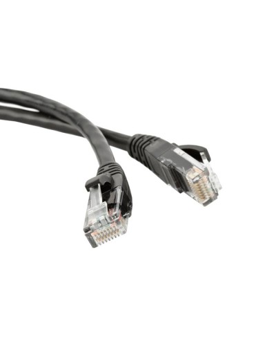 Патч-корд RJ45 - RJ45, 4 пары, UTP, категория 5е, 3 м, черный, LSZH LANMASTER LAN-PC45/U5E-3.0-BK в Таганроге Патч-корды и пигтейлы Pintop.ru