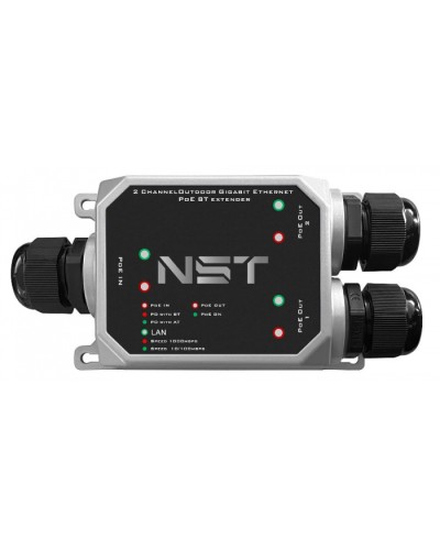 Уличный Ultra PoE удлинитель - коммутатор Gigabit Ethernet до 250м на 3 порта NST NS-EXSW-3GP/W в Таганроге Дополнительное оборудование для сетей Pintop.ru