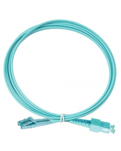 Оптический коммутационный шнур дуплексный, OM3, 2х50/125, SC-LC, 10 м Eurolan (41F-30-SC-LC-10) в Таганроге Патч-корды и пигтейлы Pintop.ru