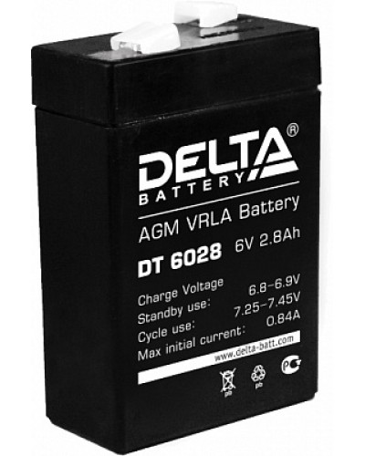 Аккумулятор свинцово-кислотный Delta DT 6028 в Таганроге Электротехническое оборудование Pintop.ru